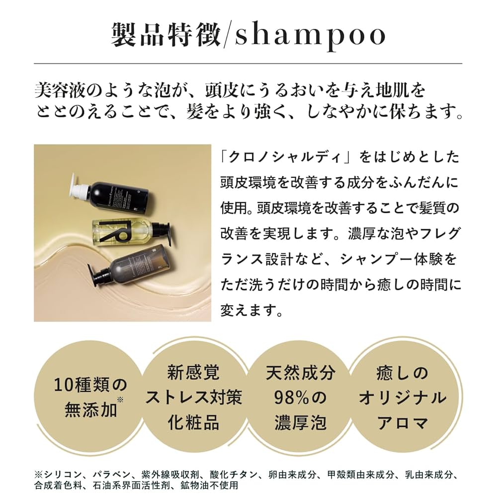 Amazon | リノ クロノシャルム シグチコレクション シャンプー